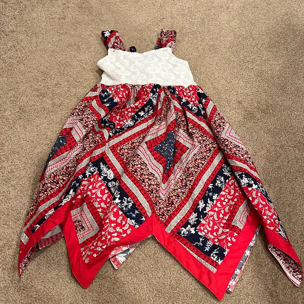 BLUEBERi boulevard Handkerchief Dress Kids Size 4